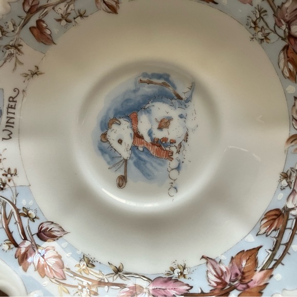 ROYAL DALTON “WINTER” CUP SAUCER THE BRAMBLY HEDGE COLLECTION MINT🐭🐁 🐾🌨️ - Picture 10 of 13